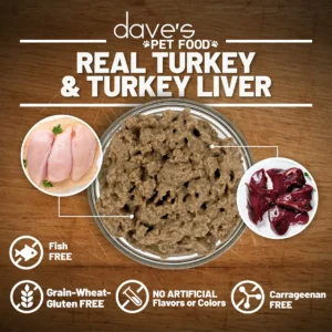 DAVES CATS 95%TURKY/LIVER*