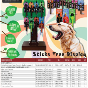 DOOG STICK TOY RACK-FULL SET