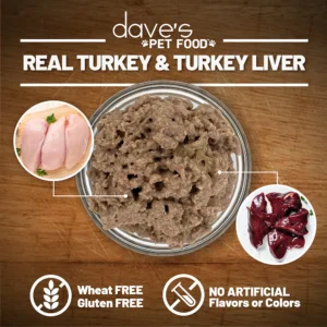 DAVES DOG PREM TURKY 95% MEAT