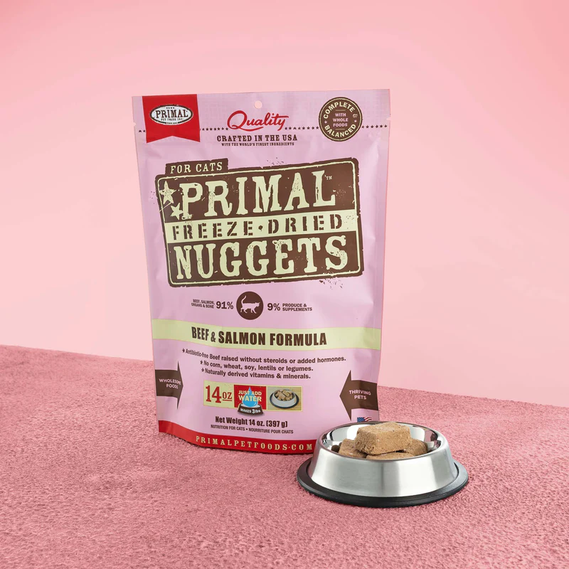Freeze-Dried Beef & Salmon Nuggets