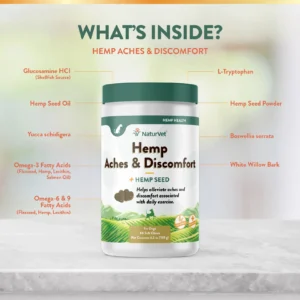 Hemp Aches & Discomfort Soft Chew Jar