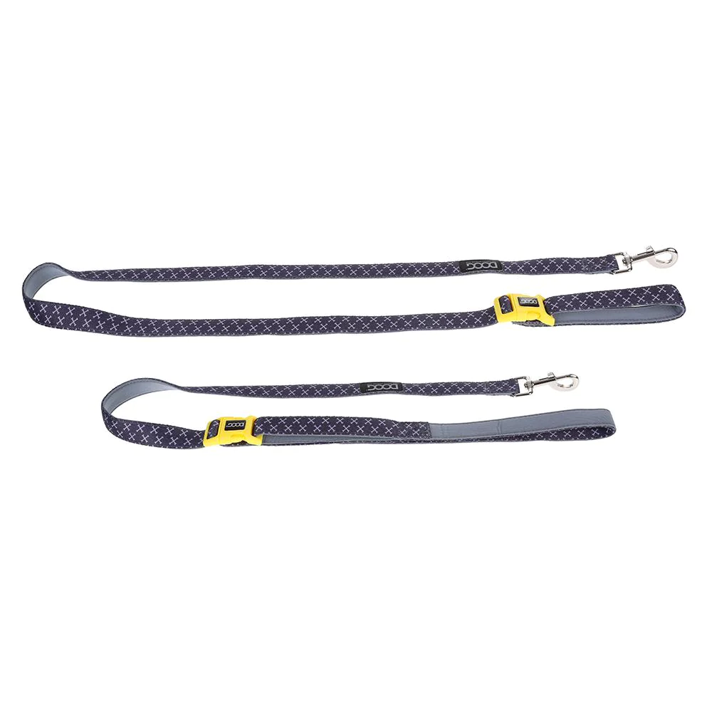 Lead - Clip It - Odie - Grey with Crossbones