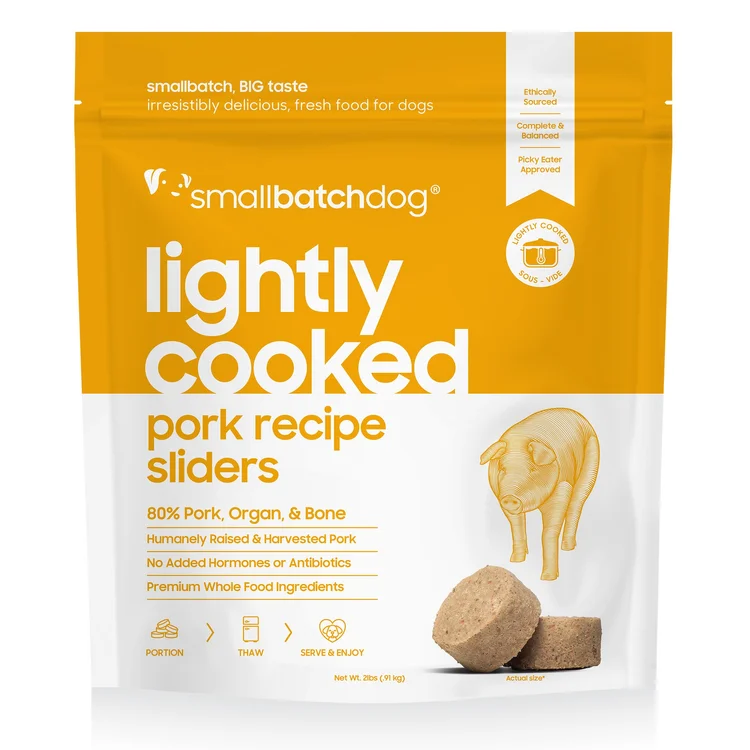 Frozen Lightly Cooked Pork Sliders