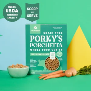 A PUP ABOVE CUBIES PORK PORCHT