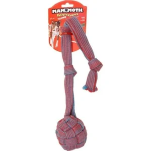 Flossy Chews EXTRA Webbing Ball w/ 20" Fling Handle - Medium