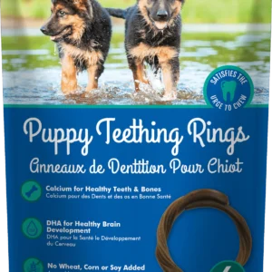PUPPY TEETHING RING-SALMON