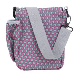 Shoulder Bag - Luna - Pink with Teardrops