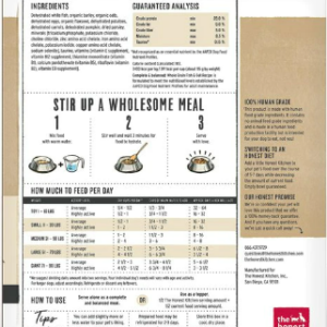 WHOLE GRAIN FISH&OATS DEHYDRTD