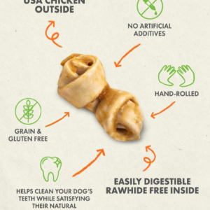 Hide Free Chicken Chew - Mini Knot