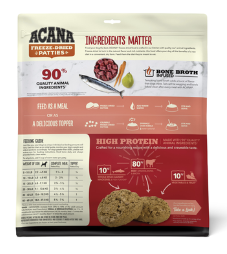 Freeze-Dried Patties - Beef Recipe