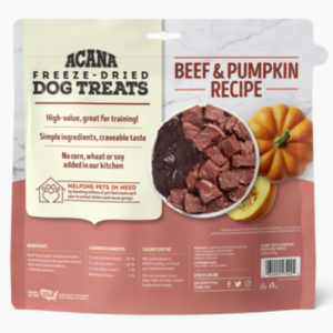 Freeze-Dried Treats - Beef & Pumpkin Recipe