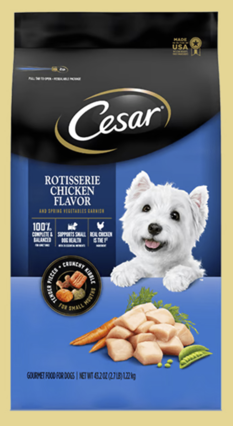 CESAR DRY RTS CHICKEN W/VEGE