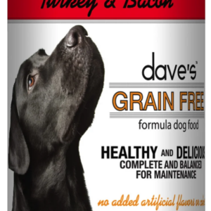 DAVES DOG GF TURKEY/BACON*