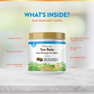 Tear Stain + Lutein Soft Chews Cup