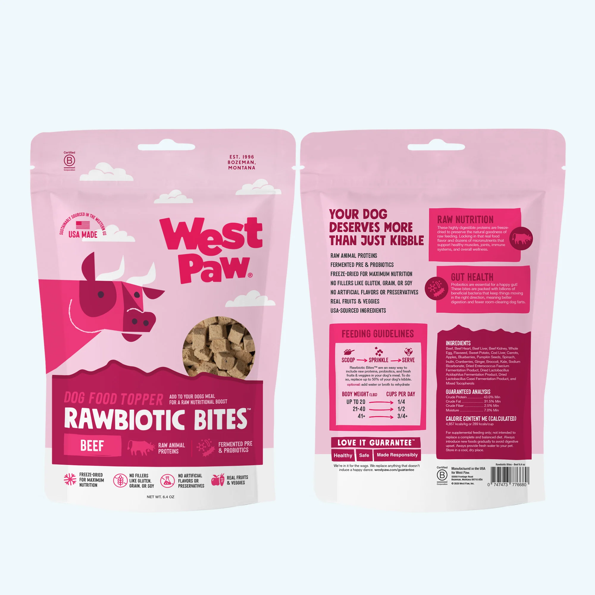 Rawbiotic Beef Dog Food Topper