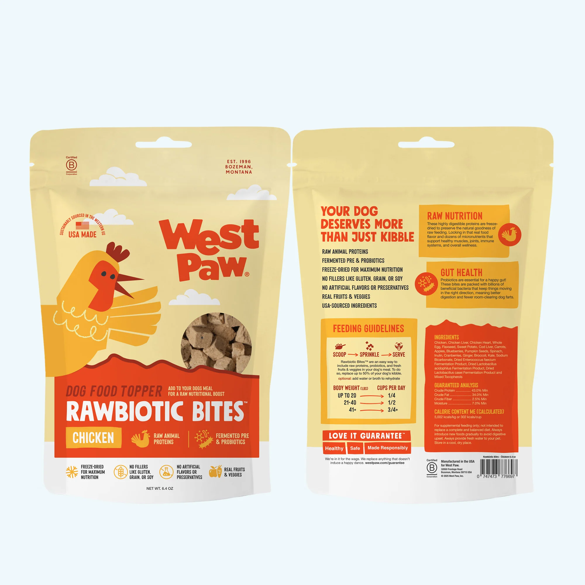 Rawbiotic Chicken Dog Food Topper
