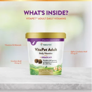 Vita Pet Adult + Breath Aid Chews Soft Chews - Cup