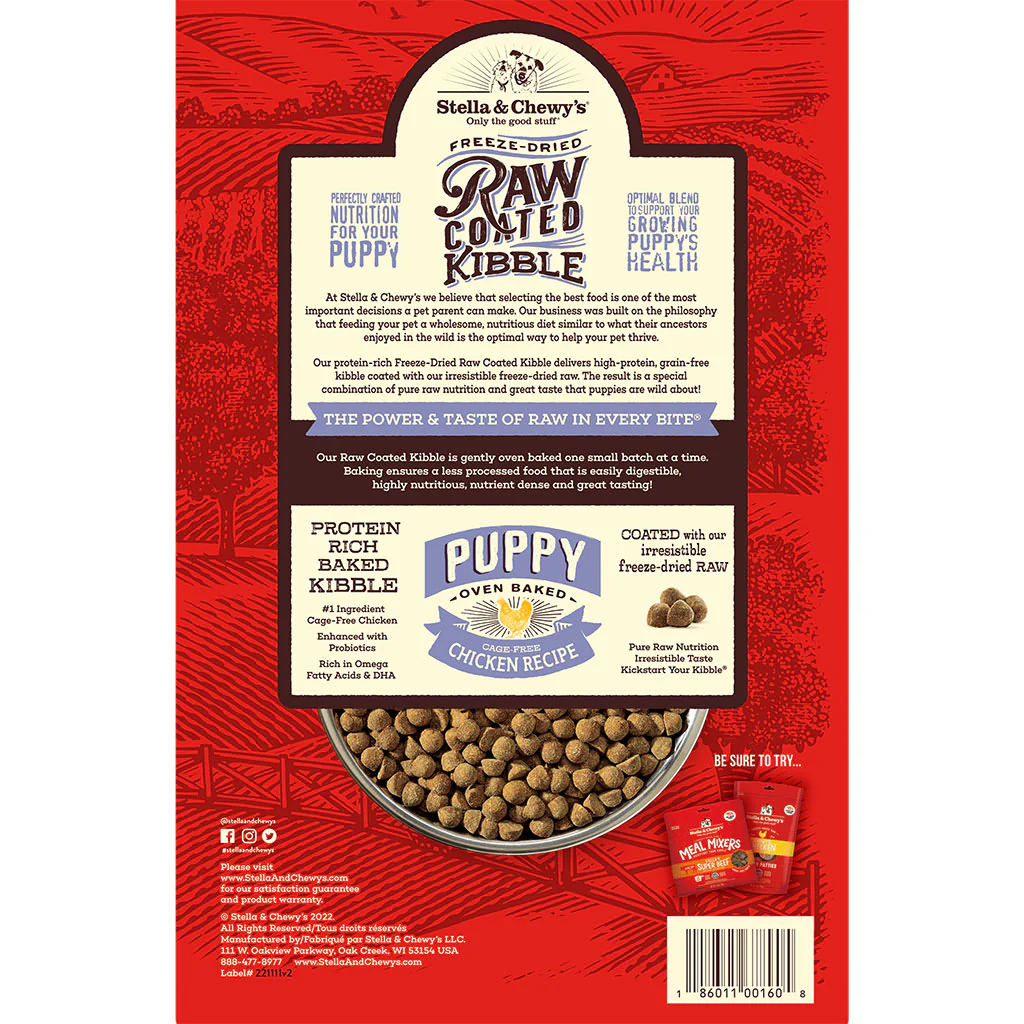 Raw Coated Puppy Cage-Free Chicken Recipe
