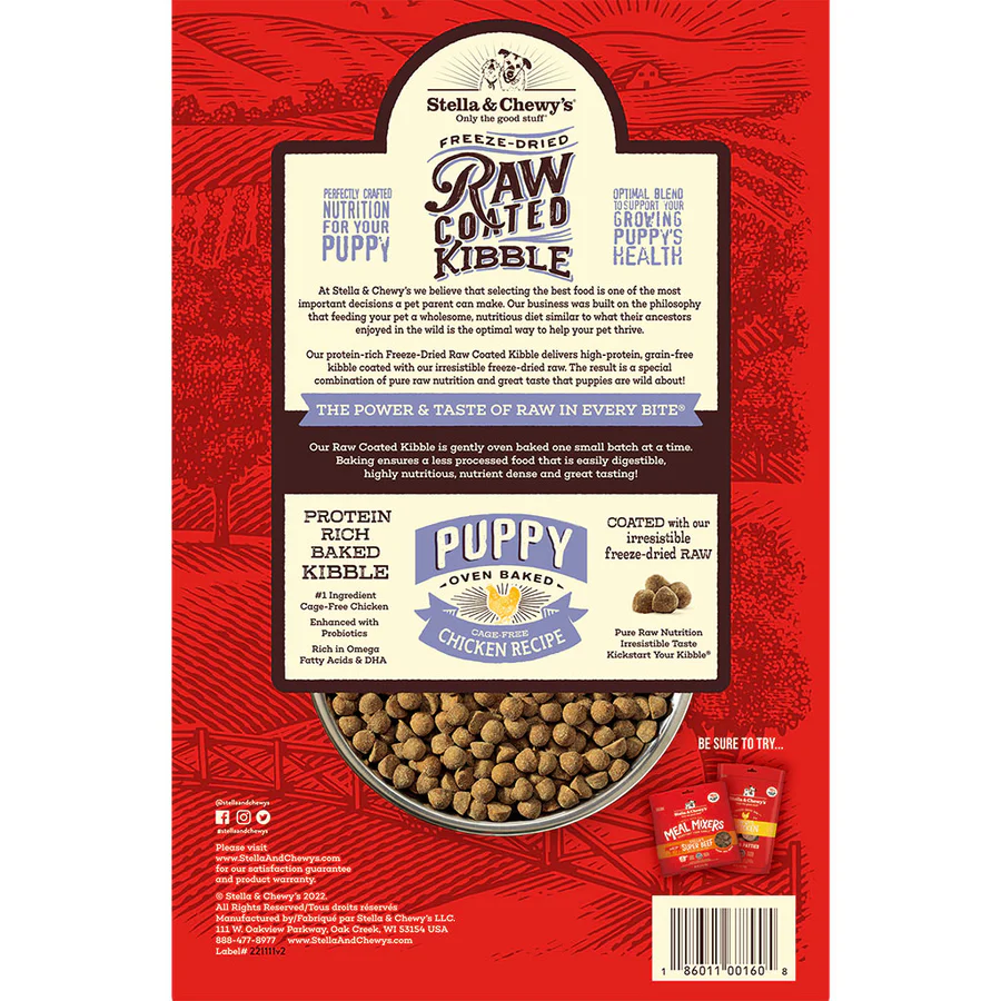 Raw Coated Puppy Cage-Free Chicken Recipe