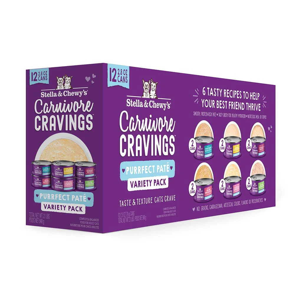 Carnivore Cravings Purrfect Pate Variety Pack