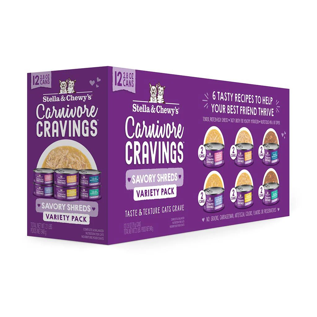 Carnivore Cravings Savory Shreds Variety Pack