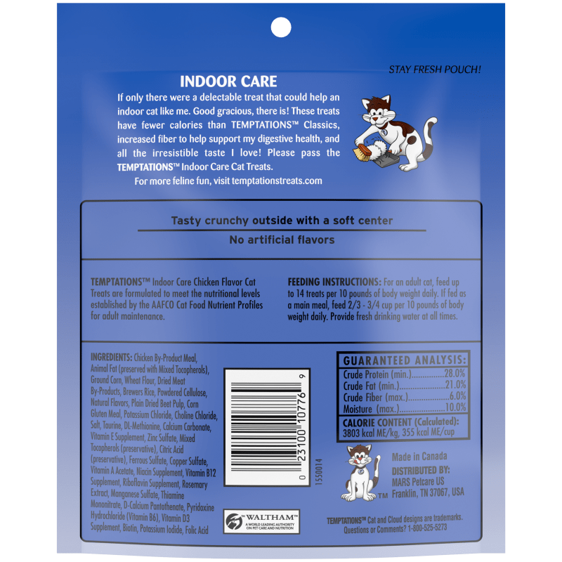 Indoor Care Hairball Control Chicken Flavor