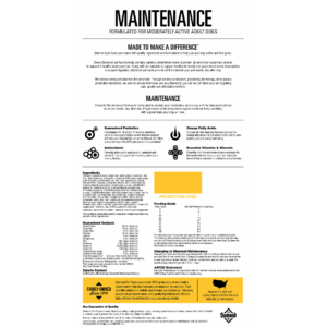 DIAMOND DOG MAINTENANCE (101)
