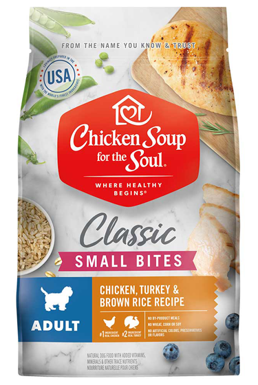 Classic Small Bites Chicken, Turkey & Brown Rice Recipe