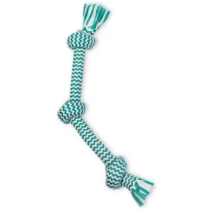 Flossy Chews EXTRA FRESH 3 Knot Tug - Small