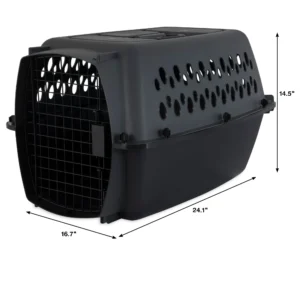 Pet Porter Traditional Light Gray - Large