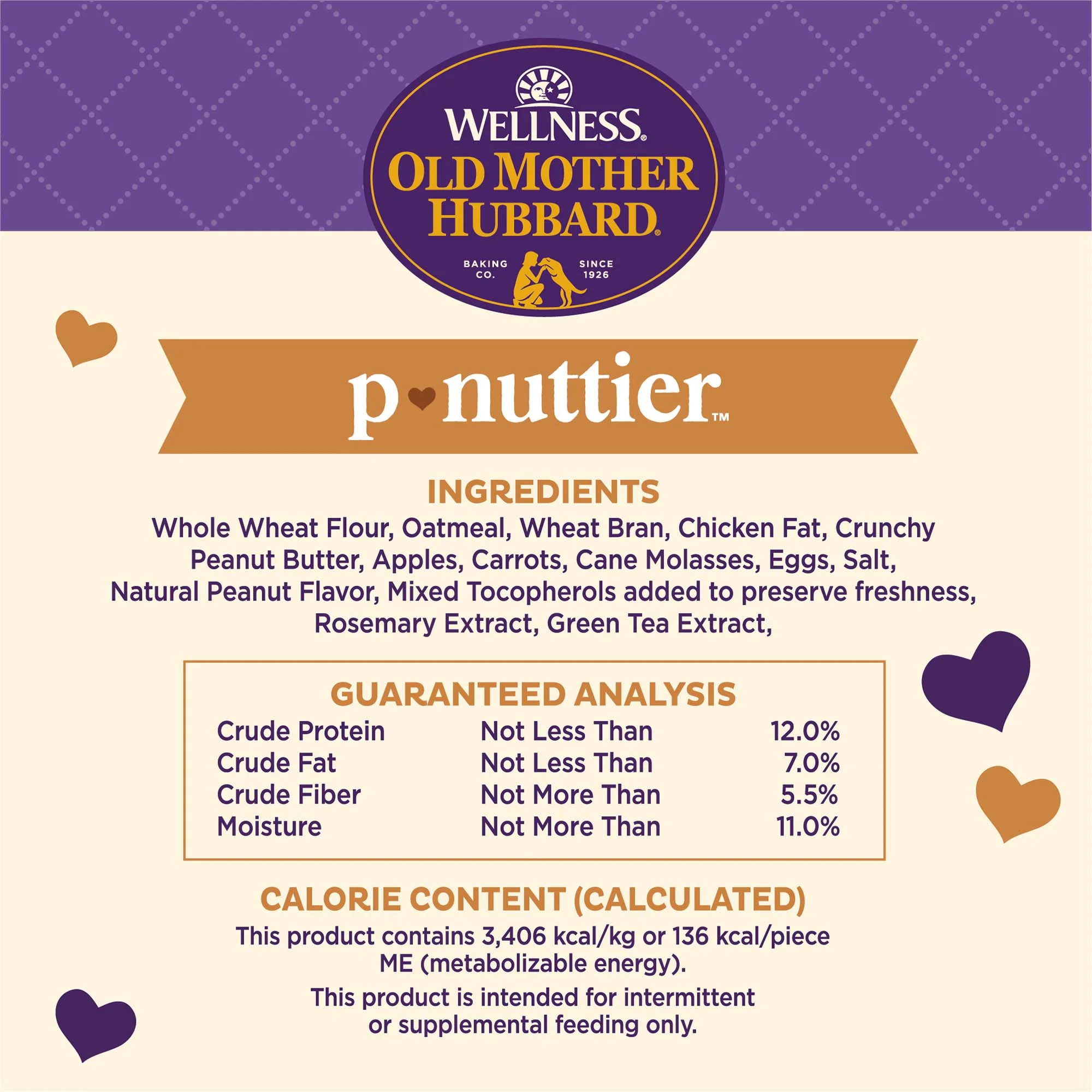 Extra Tasty P'Nuttier Large Biscuits