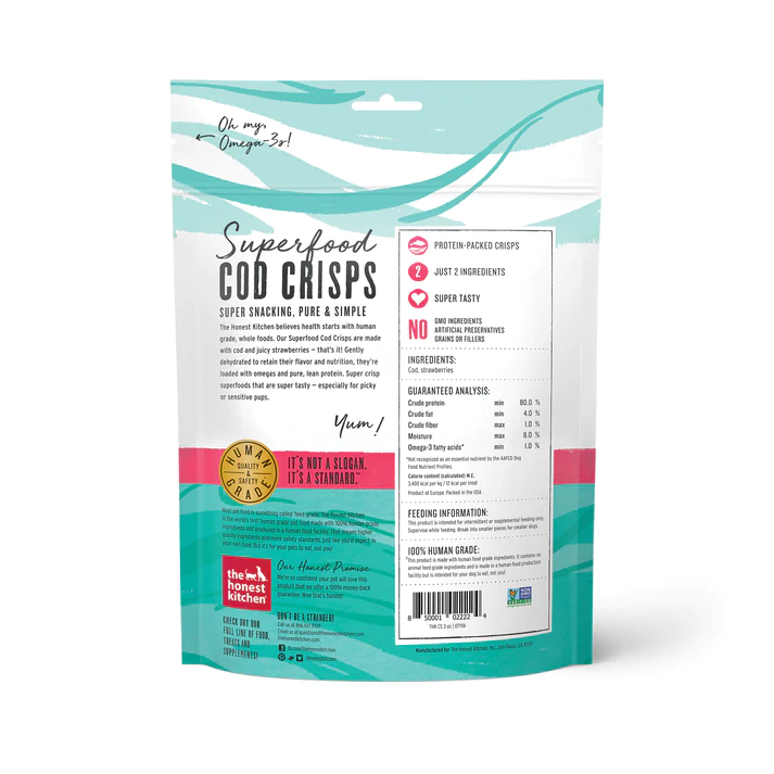 Superfood Cod Crisps - Cod & Strawberry
