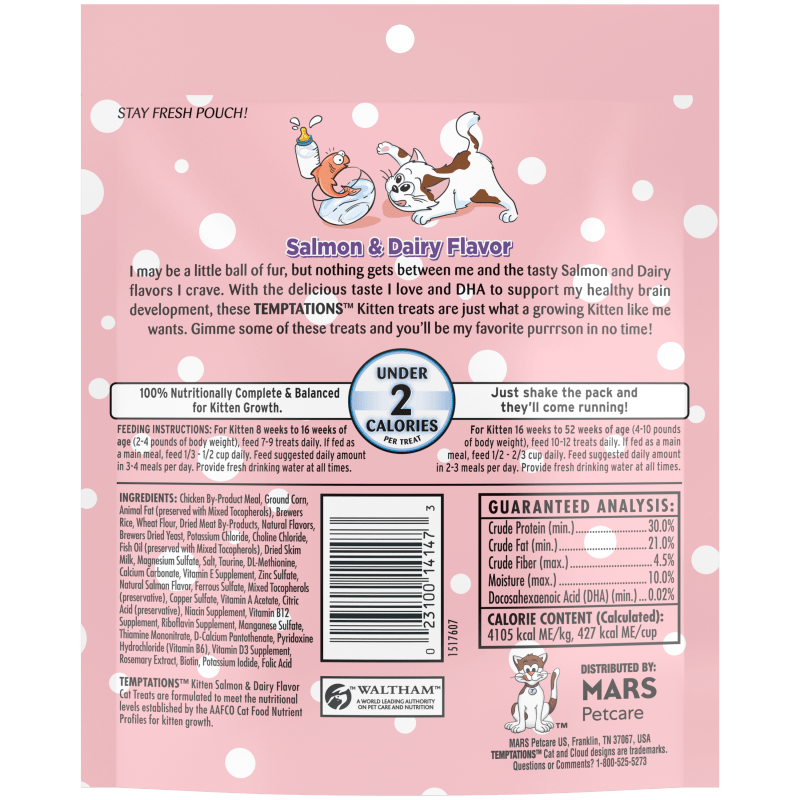 Kitten Salmon & Dairy Flavor Mega
