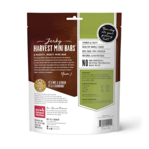 Jerky Harvest Mini Bars - Chicken Recipe With Apples & Blueberries
