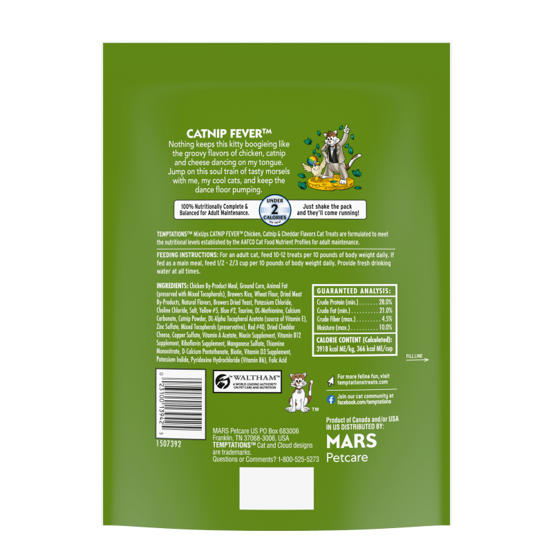 MixUps Catnip Fever™ - Chicken, Catnip & Cheddar Flavor Value Pack