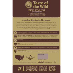TASTE OF WILD DOG PINE FOREST