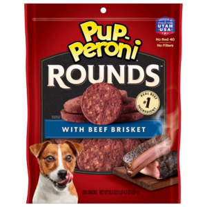 PUP-PERONI ROUNDS BEEF BRISKE/