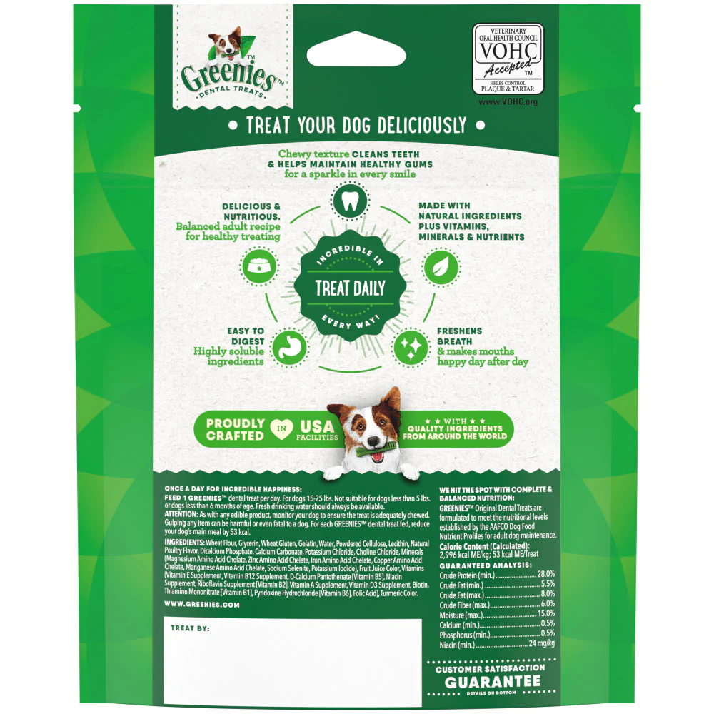 Greenies Original Dental Treat - Petite